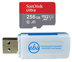 SanDisk SDSQUAR-256G-GN6MA 256GB MicroSD Card Galaxy Bundle