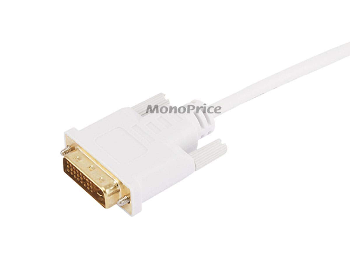 Monoprice 105999 6ft Mini DisplayPort to DVI Cable