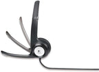 Logitech H390 USB Computer Headset Noise Canceling Microphone Renewed
