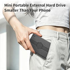 Alphami 1TB Portable External Hard Drive with USB-A and Type-C