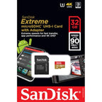 SanDisk SDSQXVF-032G-AN6MA Extreme 32GB microSDHC Card