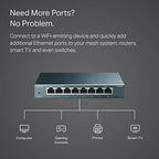 TP-Link TL-SG108 8-Port Gigabit Ethernet Switch Renewed