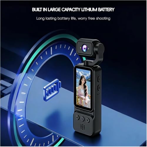 MOCENNO 2K Handheld 3-Axis Gimbal Vlog Camera — main product image
