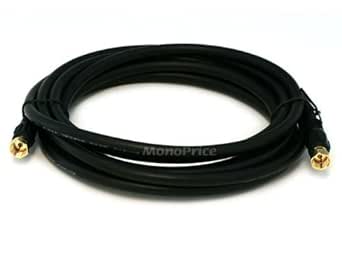 Monoprice 103032 12ft RG6 Coaxial Cable 2-Pack
