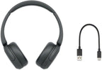 Sony WHCH520/B Wireless Bluetooth On-Ear Renewed Headphones