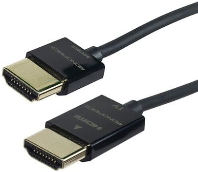 Monoprice 109891 15ft Ultra Slim HDMI Cable RedMere