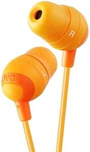JVC HAFX32D Marshmallow Inner Ear Headphones Orange — main product image