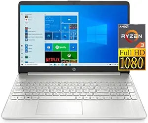 HP 15.6" Ryzen 3 Laptop, 16GB RAM, 128GB SSD