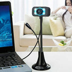 DDYYDS Plug-and-Play USB Webcam with Built-in Microphone