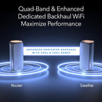 NETGEAR Orbi 970 WiFi 7 Quad-Band Mesh System (2-Pack)