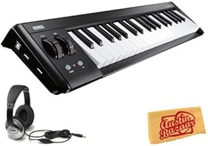 Korg AUS-MICROKEY-COMBO-STD USB Keyboard Headphones Bundle