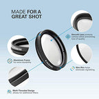 Polaroid PLFILCPL95 95mm Circular Polarizer Filter CPL Lens
