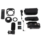 Hamwesh 4K Camcorder with Handheld Stabilizer Kit