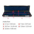 Foyarinal 16-Hole Flute Case with Oxford Outer Bag