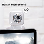 DDYYDS 1080p Full HD Webcam with Built-In Stereo Microphones