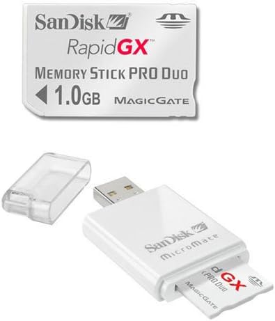 SanDisk SDMSGX3-1024R RapidGX 1GB PSP Memory Stick Pro Duo