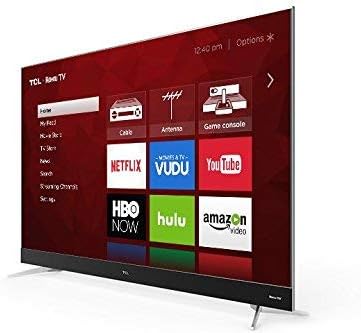 TCL 55C803 55-Inch 4K Roku Smart TV Renewed