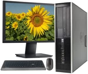 HP Elite Compaq 8300 SFF i7 Desktop 8GB 500GB+New 27" Monitor Renewed