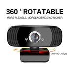 DDYYDS 1080p Full HD Webcam with Built-in Microphone