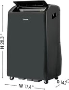 Hisense AP1022CW1G Smart Portable Air Conditioner 10000 BTU Renewed