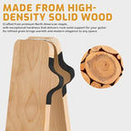 GOGHOST Wooden Folding A-Frame Guitar Stand in Maple