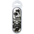 JVC HAFX5BE GUMY Plus Earbud Headphones - Olive Black