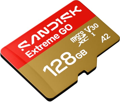 SanDisk 128GB microSDXC UHS-I U3 V30 Memory Card — main product image