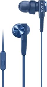 Sony MDRXB55AP/L Extra Bass In-Ear Headphones Blue — main product image