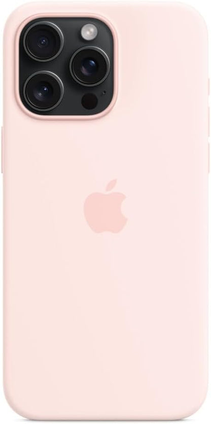 Apple iPhone 15 Pro Max Silicone Case MagSafe - Light Pink
