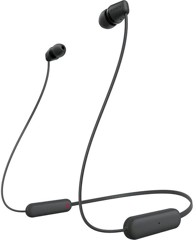Sony WIC100/B Wireless In-Ear Bluetooth Headphones Black — main product image