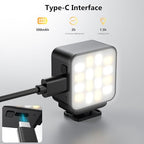LICAEVEY Magnetized LED Fill Light for Action Cameras