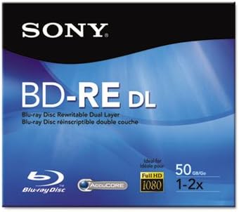 Sony 001910662708 BD-RE 50GB 2x Rewritable Disc