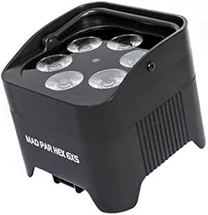 JMAZ Lighting MAD Par HEX 6XS RGBWA UV LED Fixture, 10-Piece Package
