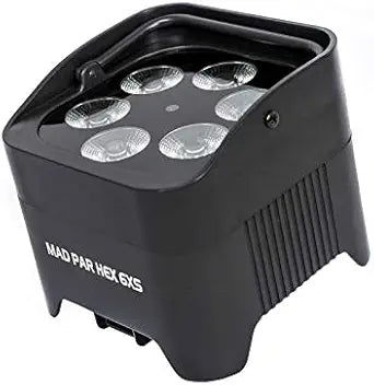 JMAZ Lighting MAD Par HEX 6XS RGBWA UV LED Fixture, 10-Piece Package