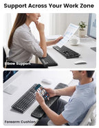 Vaydeer L-Shaped Full-Length Ergonomic Desk Elbow Rest Pad