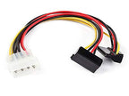 Monoprice 108796 MOLEX to Dual SATA Power Cable