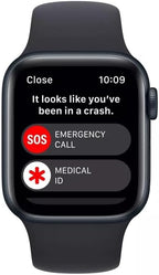 Apple Watch Series 7 (GPS, 45mm) Midnight Aluminum Renewed