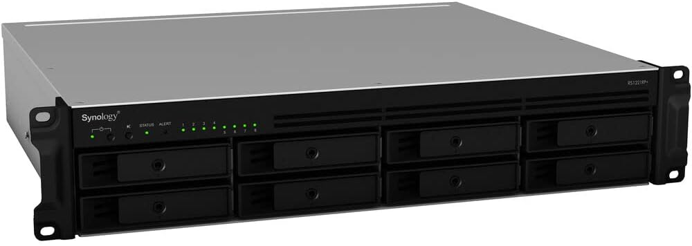 Synology RS1221RP+ RackStation 16TB NAS Server Bundle