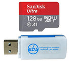 SanDisk SDSQUAR-128G-GN6MN - 128GB Micro SD Card Bundle