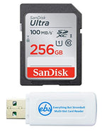 SanDisk SDSDUNR-256G-GN6IN 256GB Ultra SD Card Bundle