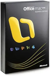 Microsoft GYD-00001 Office for Mac 2008 Business Edition (Old Version)