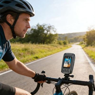 Tuygn C3Pro 4K 60fps Bike Action Camera with Speedometer