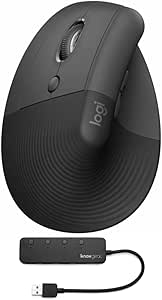 Logitech Lift Left Vertical Ergonomic Mouse Bundle