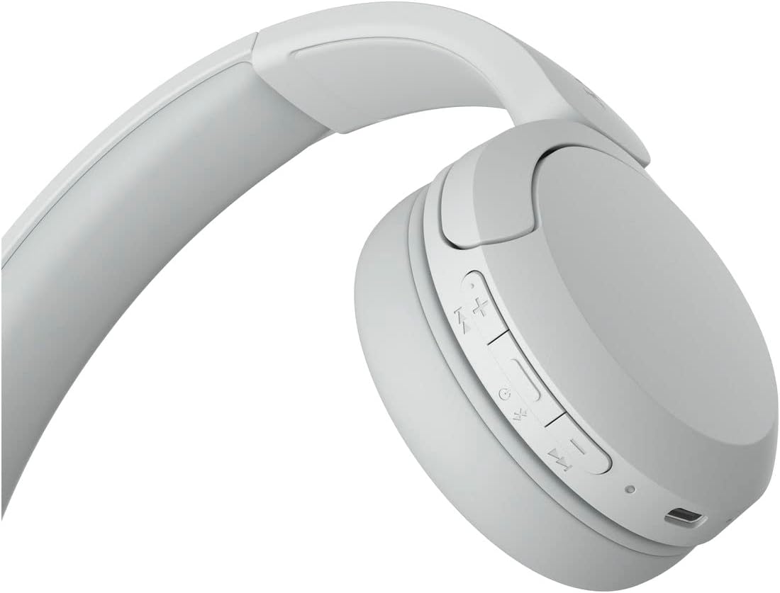 Sony WH-CH520 WZ Wireless Bluetooth On-Ear Headphones - White