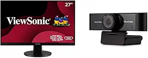 ViewSonic VA2747-MH 27" FHD Monitor with VB-CAM-001 Webcam