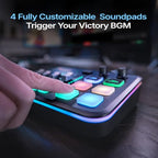 MAONO G3 Dual-USB Gaming Audio Mixer with XLR Input