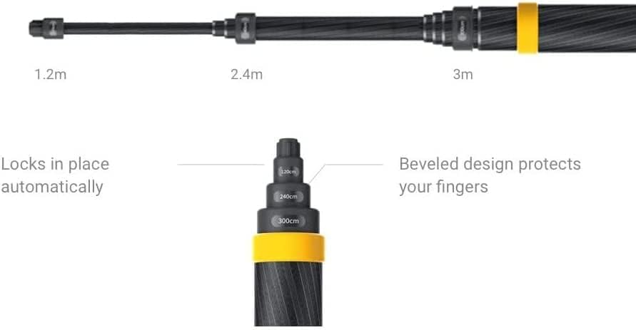 Insta360 DINEESS/B-ALT2 3m Extended Selfie Stick