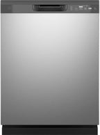 GE GDF535PSRSS Stainless Steel Dishwasher: Front Controls
