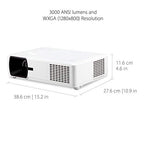 ViewSonic LS60W WXGA 3000 Lumens LED Projector