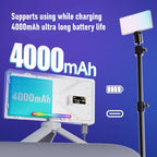Yunseity RGB Video Light with App-Controlled Full-Color Modes